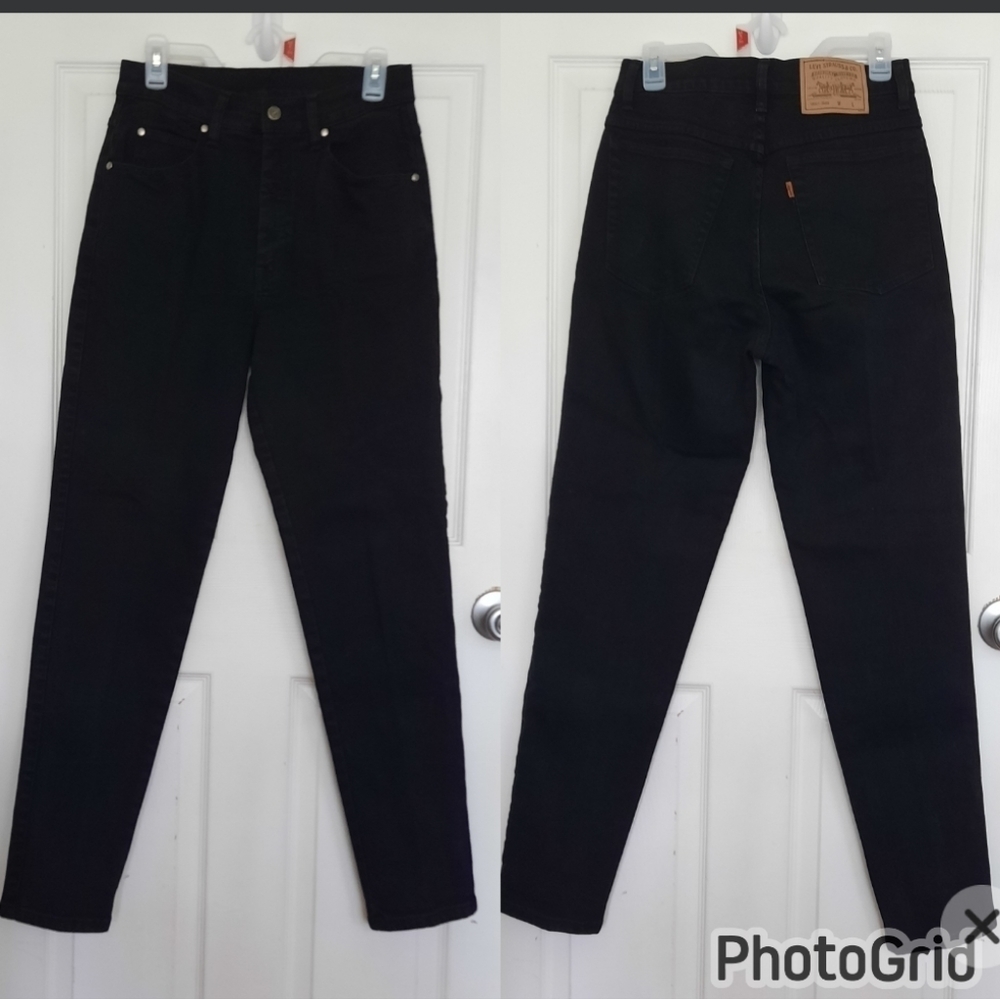 Vintage 90s Levi’s High Waist Straight Leg Mom Jeans Orange Tab  - size 10
